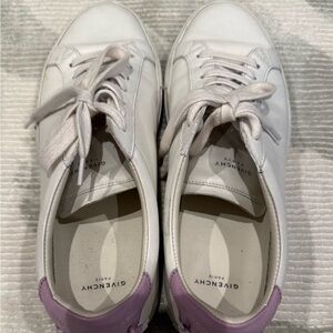 Givenchy Women's White and Lavender Sneakers